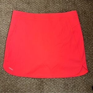 Adidas Adizero Neon Pink Running Skort Size 8 Built-In Shorts